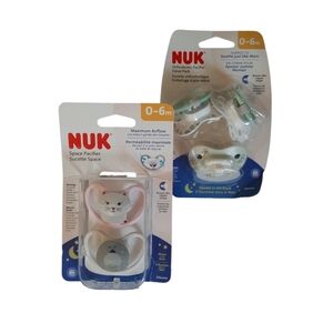 ✅4/25$✅NWT‎ NUK 0-6 months pacifier bundle